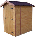 Abri de jardin, 1.35m2, 16 mm, Naturel, Abri WC Panneaux de Bois