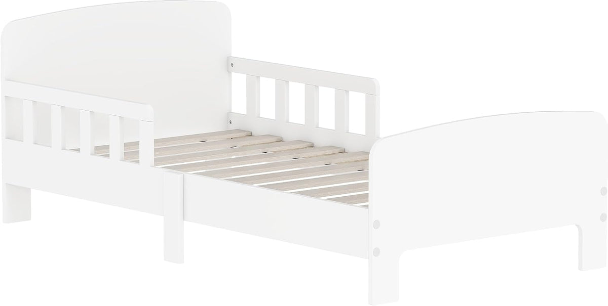 AIYAPLAY, Lit, 140 x 70, avec matelas, Blanc, Enfant