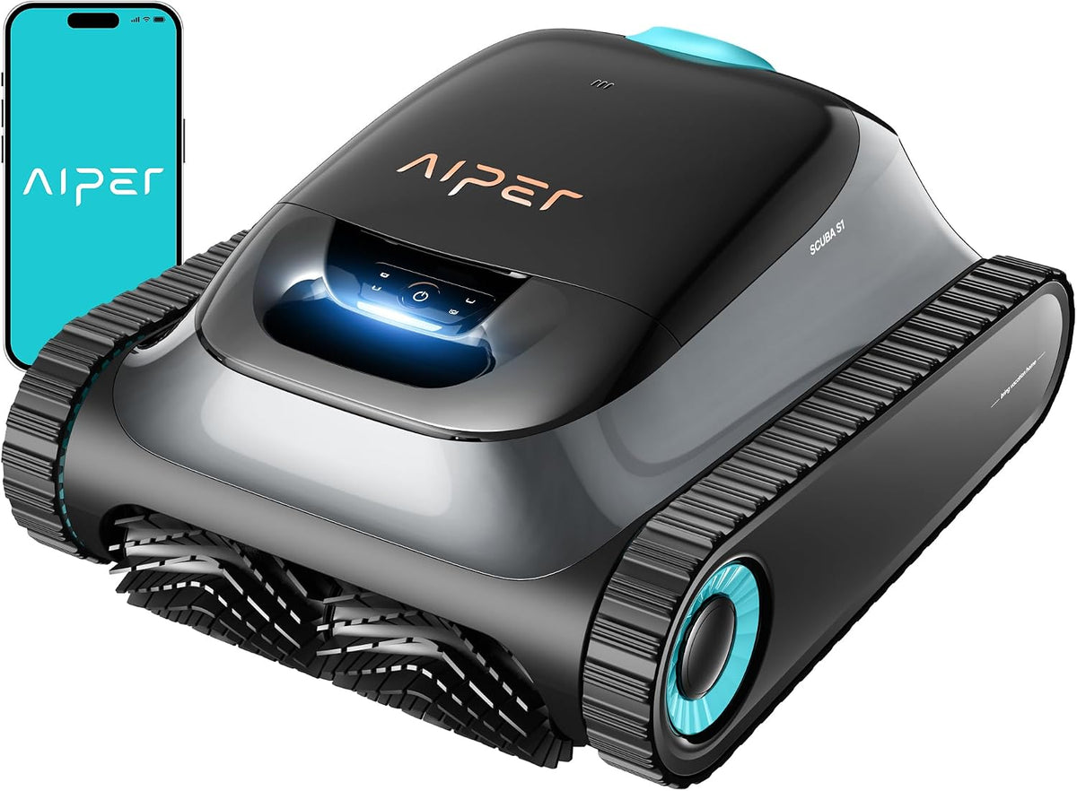 AIPER, Systèmes de nettoyage automatique, Noir, (2026 Upgrade) Scuba S1